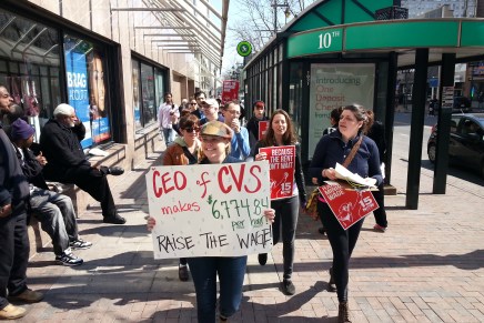 On International Women’s Day, Bold Street Actions in Philly for Living&nbsp;Wage