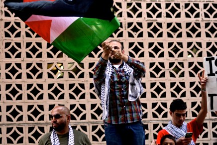 Photos – Philadelphians Protest Military Assault of Gaza Outside Israeli&nbsp;Consulate