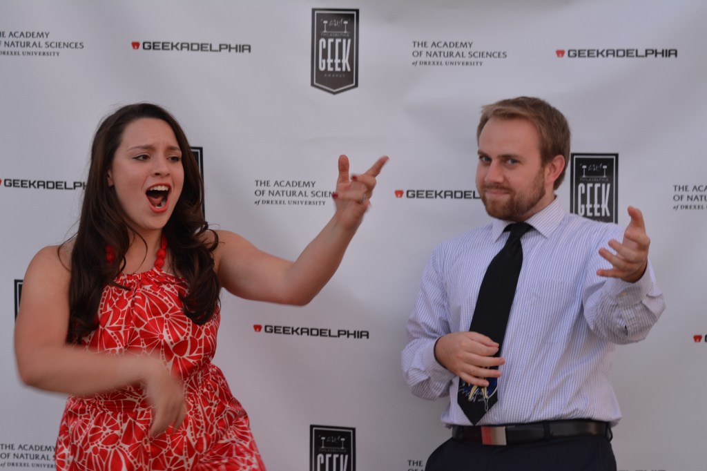 @PresBabeLincoln, left -batman tie, right. Photo by Kenneth Lipp
