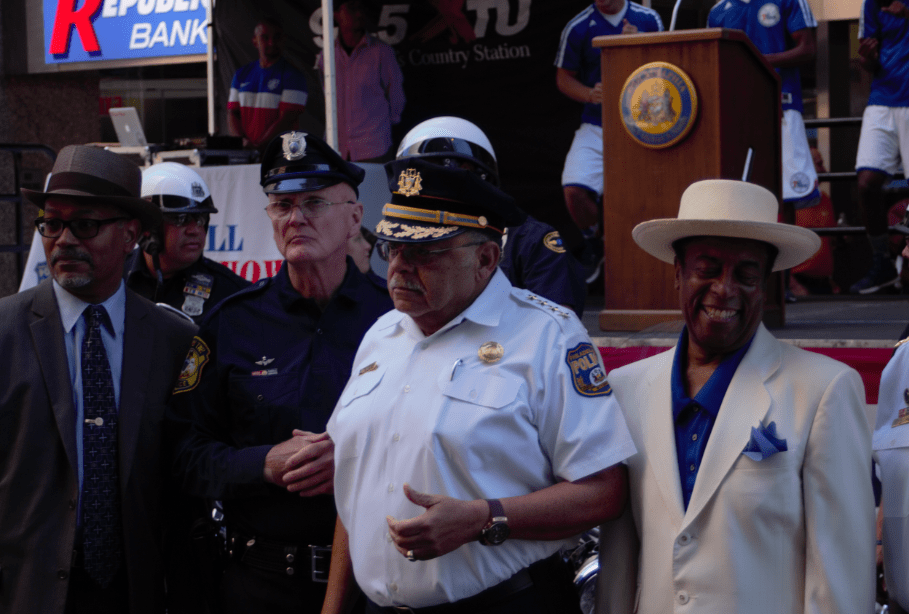 Commissioner Charles Ramsey (center right) Photo: Kenneth Lipp