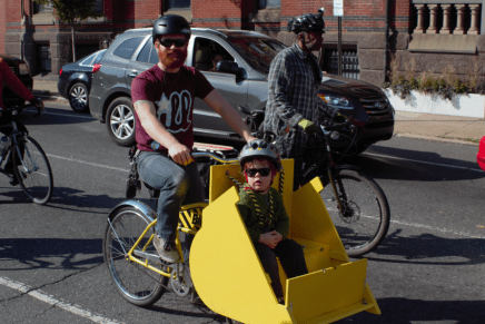 Parents and Kids Take to 22nd Street on Cycles in Support of Bike Lane in&nbsp;Fairmount