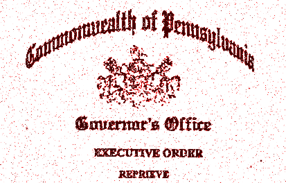 Governor Responds to DA Seth Williams’ Challenge to Execution&nbsp;Moratorium