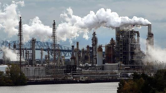 The Philadelphia Energy Solutions refinery. Photo: Getty