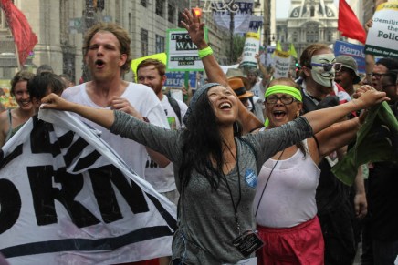 In Photos: Day One of the DNC – In the&nbsp;Streets